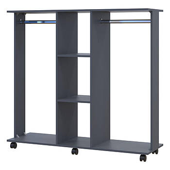 Гардеробна стійка Doros Д3 130х40,6х121 см Графіт (DRS-011424)