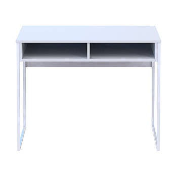 Стіл письмовий з полицею Doros Барт 100х55х78,1 см Білий (DRS-011428)