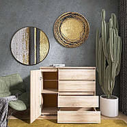 Комод Еверест КЛ-3 Лайт (телескопічні) 105х38х93 см Дуб сонома (DTM-4643), фото 3