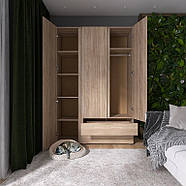 Шафа тридверна Еверест ШЛ-3 Лайт Дуб сонома (DTM-4677), фото 6