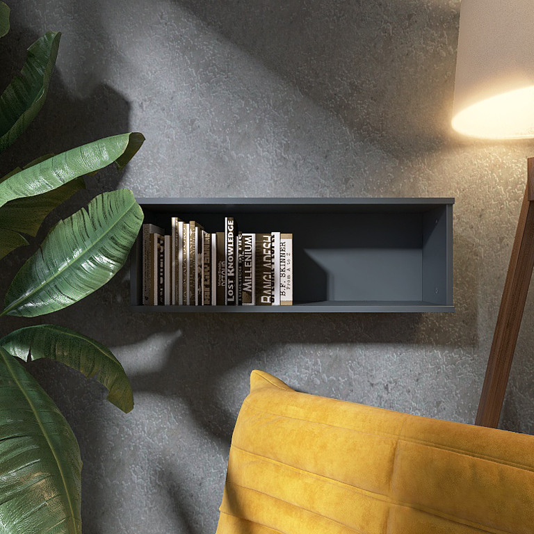 Полиця навісна Еверест ПЛН-2 Лайт Графіт (DTM-4908), фото 1