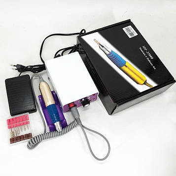 Фрезер для манікюру DM4 25000 об/хв з педаллю 6 насадок для манікюру та педикюру