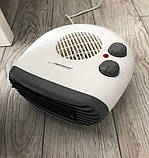 Тепловентилятор підлоговий горизонтальний Esperanza EHH003 (2000 Вт, до 20 кв. м), фото 6