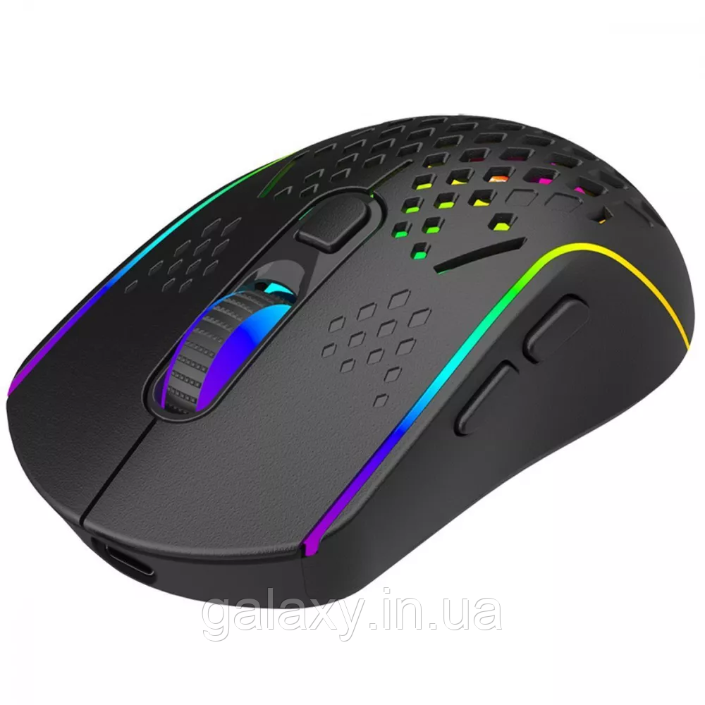 Миша ігрова Proove бездротова для ПК ноутбука 500мАч Type-C Gaming Buzz Black, фото 1
