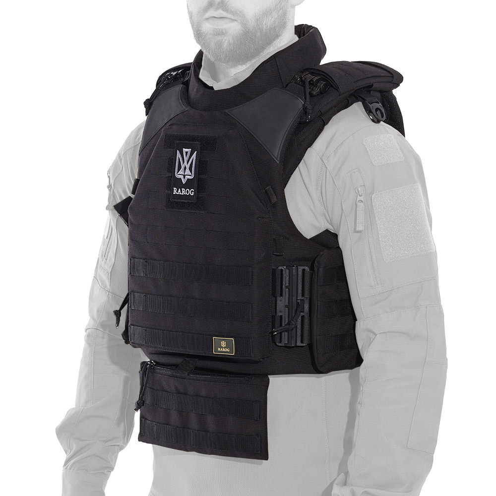 Модульний бронежилет Plastoon XM kit 3, black, 4 клас 6 ДСТУ 2 клас ДСТУ L