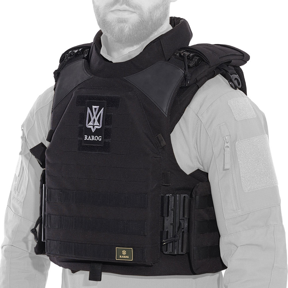 Модульний бронежилет Plastoon XM kit 2, black, 6 клас 6 ДСТУ 1 клас ДСТУ M