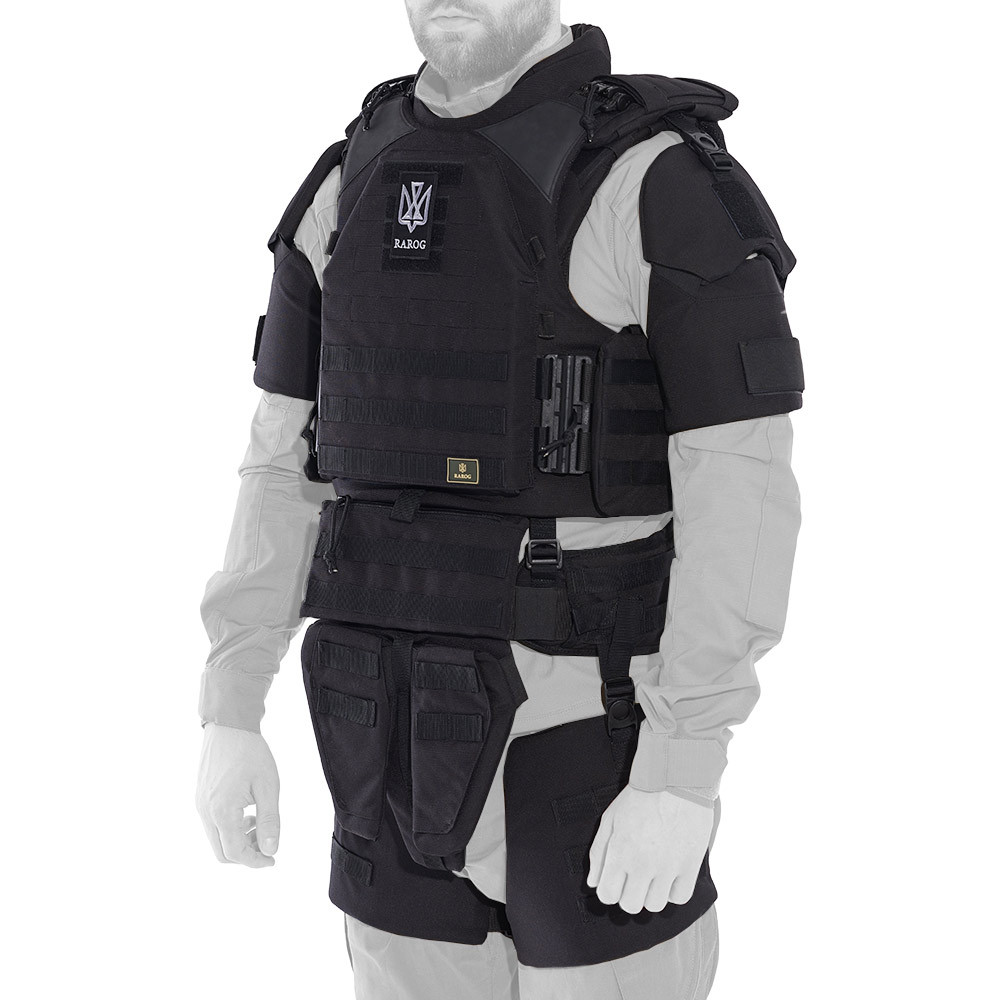 Модульний бронежилет Plastoon XM kit 7, black, 6 клас 4 ДСТУ 1 клас ДСТУ M