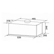 Витяжка GRANADO Palamos 1614-1200 Black glass, фото 4