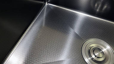 Кухонна мійка Romzha Arta Carbon U-550 Space Gray, фото 4