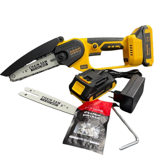 Акумуляторна ланцюгова пилка MASAKRA MSCCS-21V (2 шини 2 ланцюги)