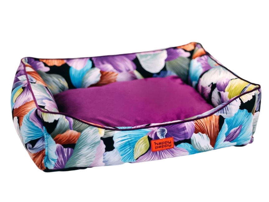 Лежак для собак і котів Happy Peppy (Хеппі Пеппі) Flowerbed, фото 1