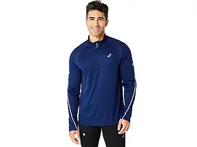 Лонгслів для спорту чоловічий Asics Road Lite Show 1/2 Zip Top 2011D094-401 Blue Expanse