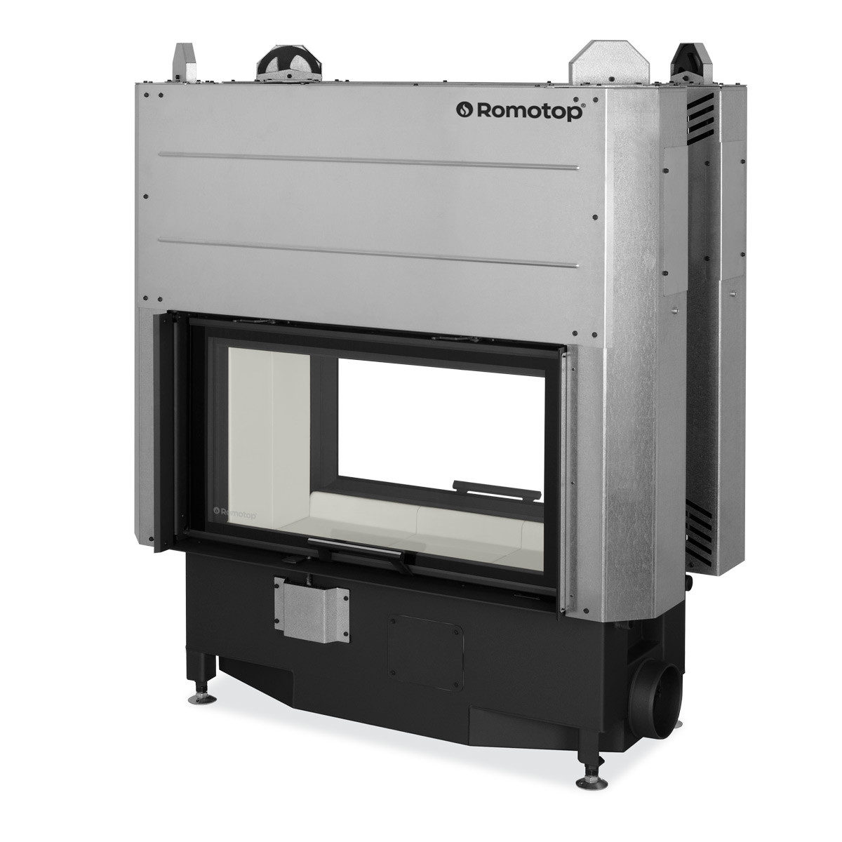 Топка камінна Romotop HEAT Т 3g L 88.50.01 Тунельна, дві гільйотини