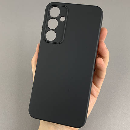 Чохол для Samsung Galaxy S23 FE матовий із захистом камери чохол на телефон самсунг с23 фе чорний cfa, фото 1