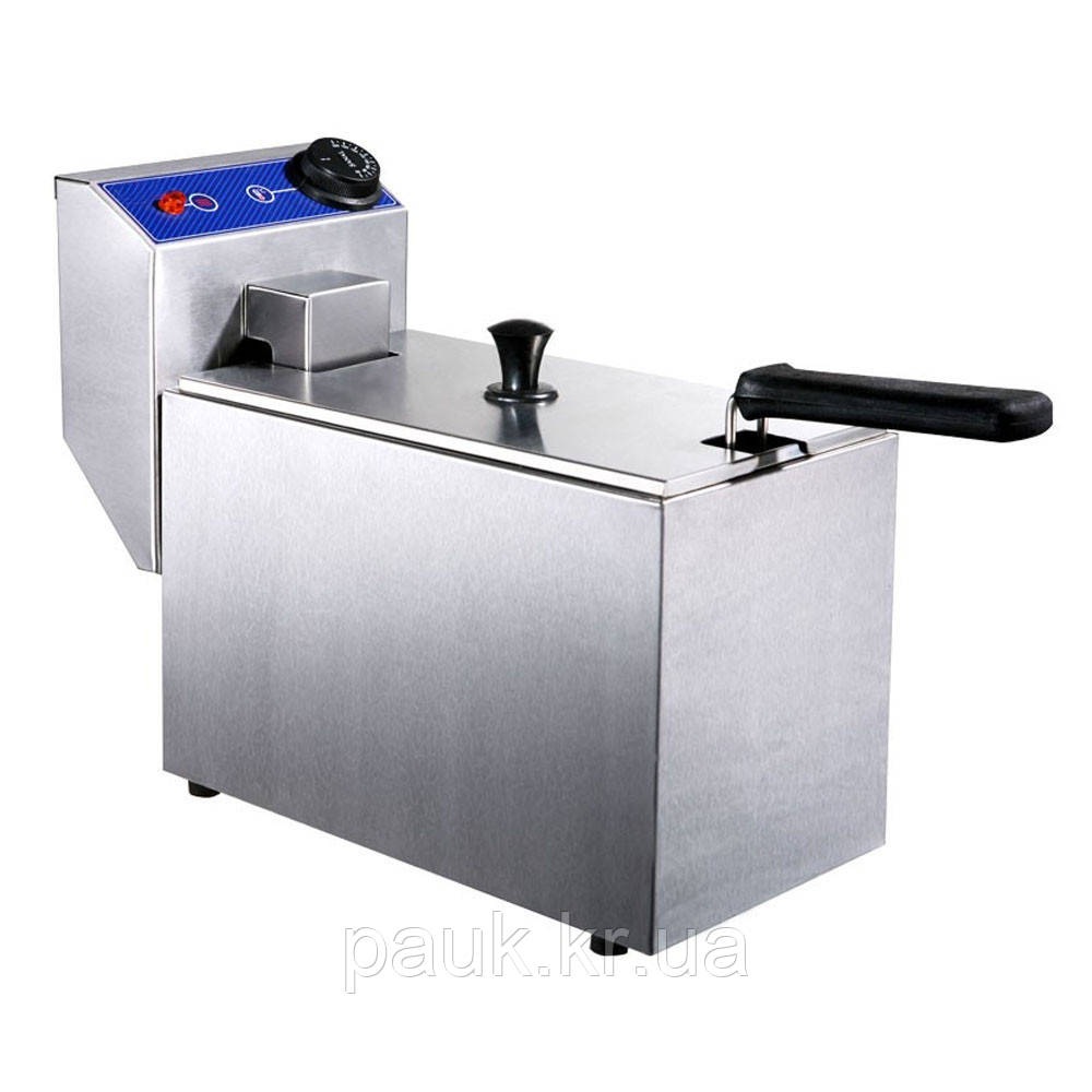 Фритюрниця на 4 л, електрична фритюрниця, професійна фритюрниця, фритюрниця в кафе, фритюрниця для ресторану, фото 1