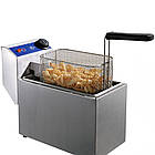 Фритюрниця на 4 л, електрична фритюрниця, професійна фритюрниця, фритюрниця в кафе, фритюрниця для ресторану, фото 3