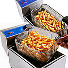 Фритюрниця на 4 л, електрична фритюрниця, професійна фритюрниця, фритюрниця в кафе, фритюрниця для ресторану, фото 4
