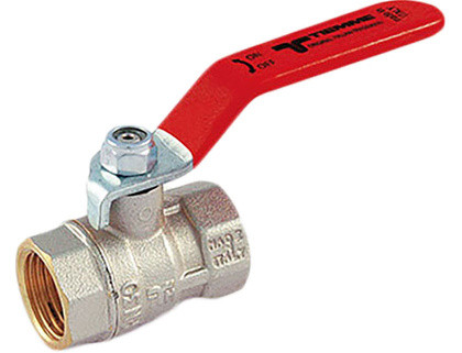 Кран шаровой латунный Tiemme Mistral DN 1 1/4'' ВВ с длинной ручкой 2360008, фото 1