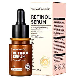 Сироватка для обличчя з ретинолом антивікова Vibrant Glamour Retinol Serum 30 мл