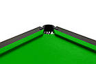 Більярдний стіл Корнет Black 6 футів для гри в піраміду (ігрове поле ЛДСП 22 мм, лузи сітка з викотом), фото 7