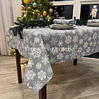 Скатертина новорічна водовідштовхувальна, високої якості (Туреччина)(Під замовлення або стандартний розмір), фото 5