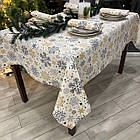 Скатертина водовідштовхувальна новорічна, Турецька, WATER PROFF (Під замовлення, або стандартний розмір), фото 8
