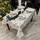 Скатертина водовідштовхувальна новорічна, Турецька, WATER PROFF (Під замовлення, або стандартний розмір), фото 9