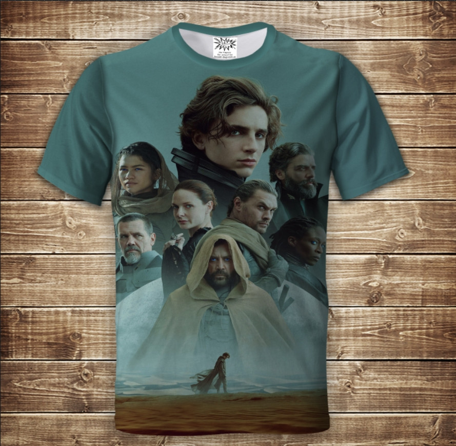 Футболка з принтом 3D на тему Дюна 03 ВСІ Розміри, фото 1