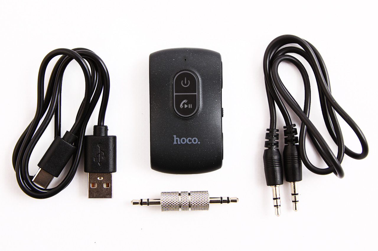 Адаптер Bluetooth 5.0 в AUX "Hoco" E73 Pro з мікрофоном