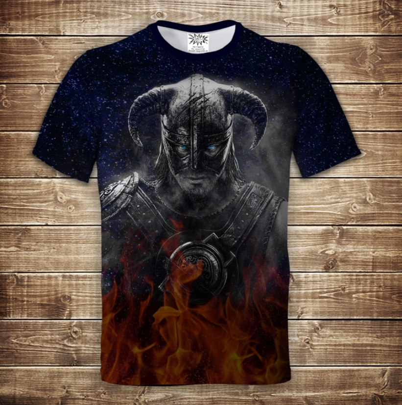 Футболка з принтом 3D на тему Skyrim Скайрім ВСІ Розміри, фото 1