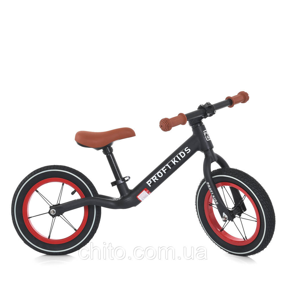 Біговел дитячий PROFI KIDS 12 д. MBB 1010-1 чорно-червоний