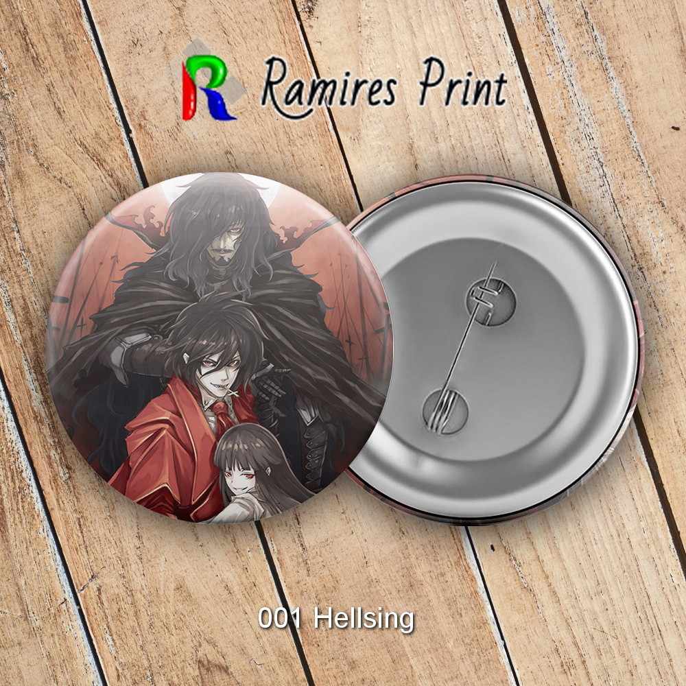 Значок 32 мм Аніме Hellsing, фото 1