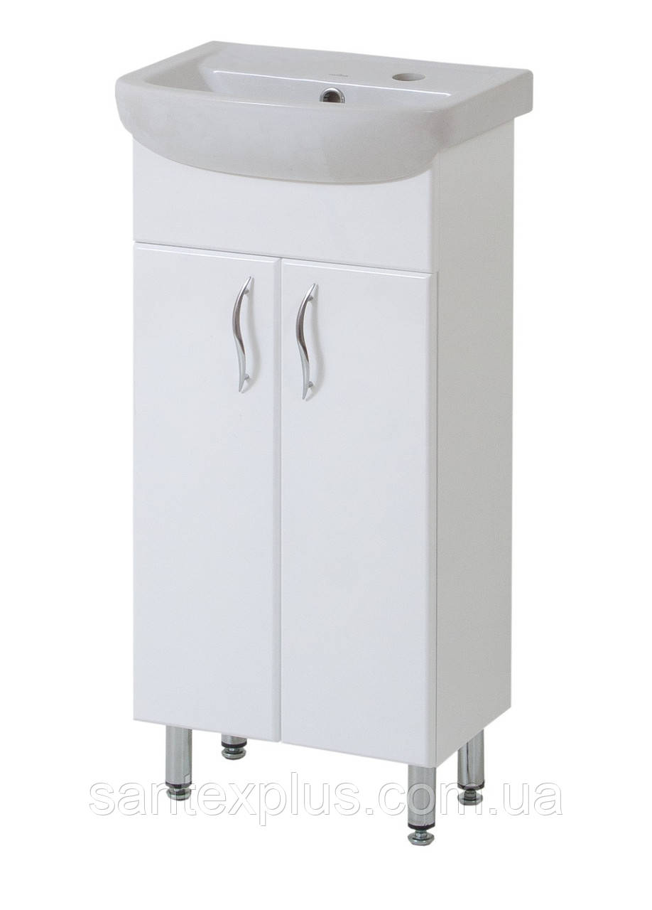 Тумба для ванної Базис з умивальником ARTECO 40 отвір під змішувач зліва
