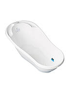 Ванночка 92 см. "Зайчики" зі зливом (Білий)