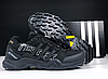 Термо кросівки Adidas Terrex Swift Gore-Tex Black чорно-білі взуття Адідас Терекс Гортекс текстильні утеплені осінь зима, фото 4