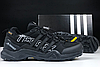 Термо кросівки Adidas Terrex Swift Gore-Tex Black чорно-білі взуття Адідас Терекс Гортекс текстильні утеплені осінь зима, фото 8