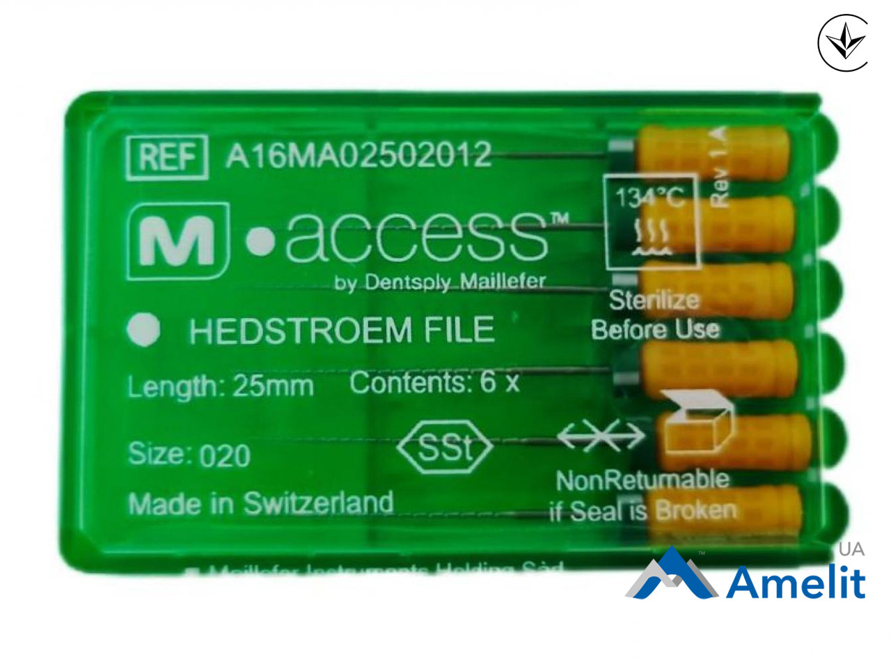 Інструмент ручний H-File M-Access №20, 25 мм (Dentsply Sirona), 6 шт./пак.