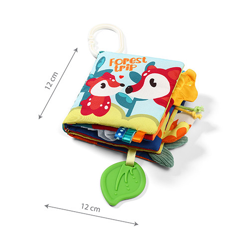 Розвиваюча м'яка книжечка "У лісі" "BabyOno", фото 1