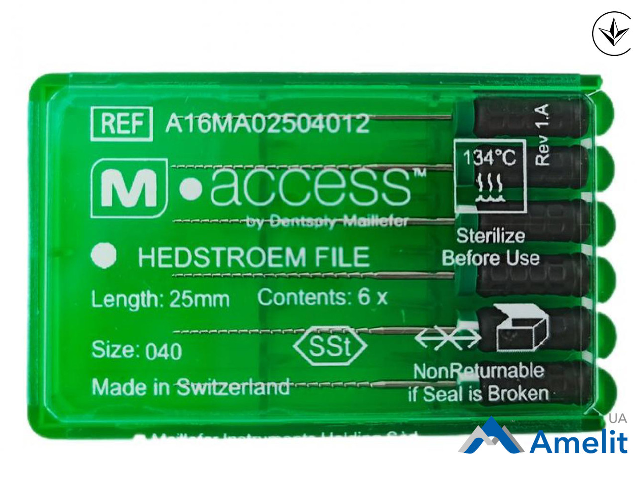 Інструмент ручний H-File M-Access №40, 31 мм (Dentsply Sirona), 6 шт./пак.