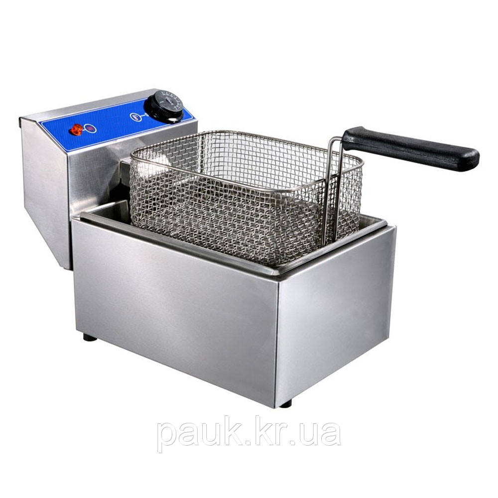 Фритюрниця на 5 л, електрична фритюрниця, професійна фритюрниця, фритюрниця в кафе, фритюрниця для ресторану, фото 1