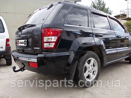 Фаркоп Jeep Grand Cherokee WK 2005-2010 (Джип Гранд Черокі) без підрізу бампера, фото 1