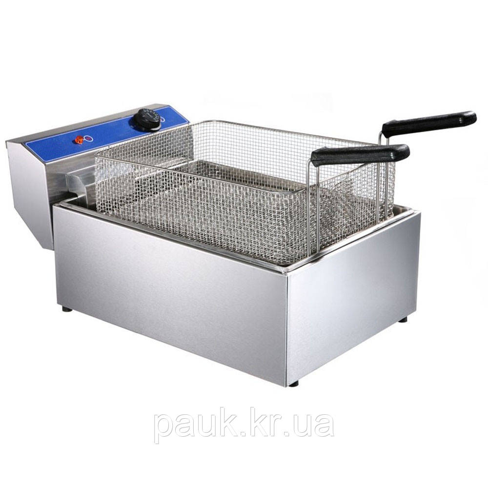 Фритюрниця на 11 л, електрична фритюрниця, професійна фритюрниця, фритюрниця в кафе, фритюрниця для ресторану, фото 1