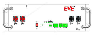 Акумуляторна батарея EVE 5kWh/48V LiFePo4 Model LVI-5.0 16S
