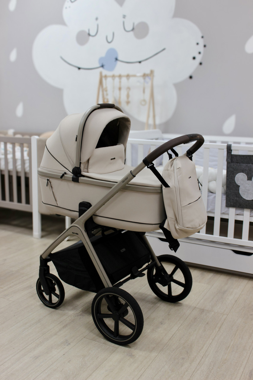Універсальна коляска 2в1 CARRELLO Vector CRL-6550, Seashell Beige, фото 1