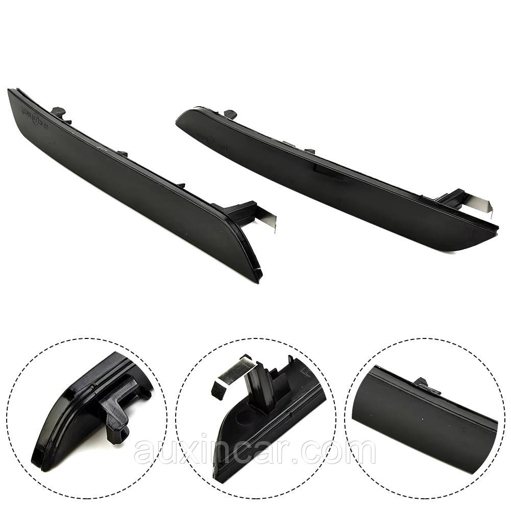 Чорний катафот/відбивач пара для BMW X5М E70, X6 E71, E72