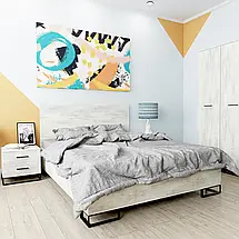Ліжко Ascet 160*200 см Ательє світлий ТМ ARTinHEAD, фото 4