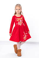 Плаття для дівчинки тепле "Казка" 100% бавовна, начос топ