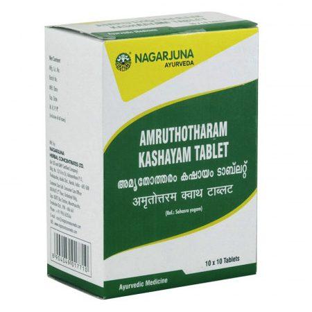 Амортивідтарам каша (Amruthotharam Kashayam, Nagarjuna) 100 таблеток, фото 1