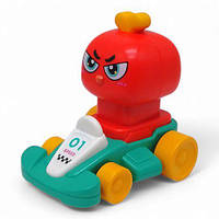 Машинка заводна "Звірятко-перегінник" (бірюзова)