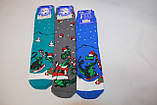 Чоловічі шкарпетки махрові новорічні з бавовни НЛ Дракони, фото 2